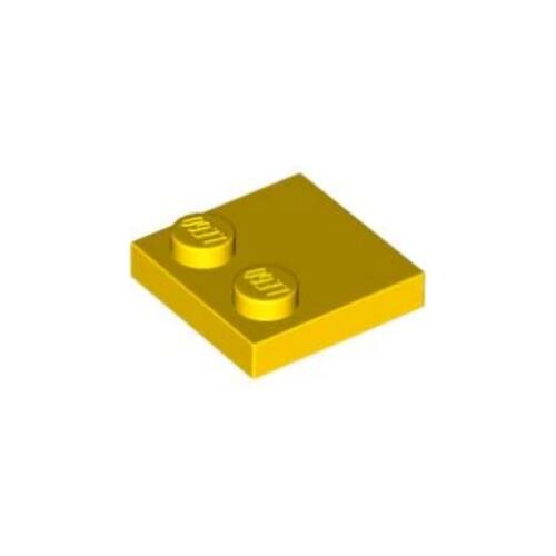 乐高/LEGO积木零件 6224666 33909 6388491 黄色 2x2 边缘2颗粒板