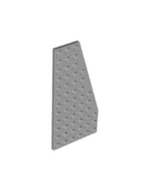 乐高LEGO积木零件 4211617 30356 浅灰色 6x12楔面板 右