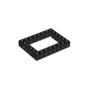 乐高LEGO 6448394 4188143 1680 40345 32532黑色6x8x1机械组砖块