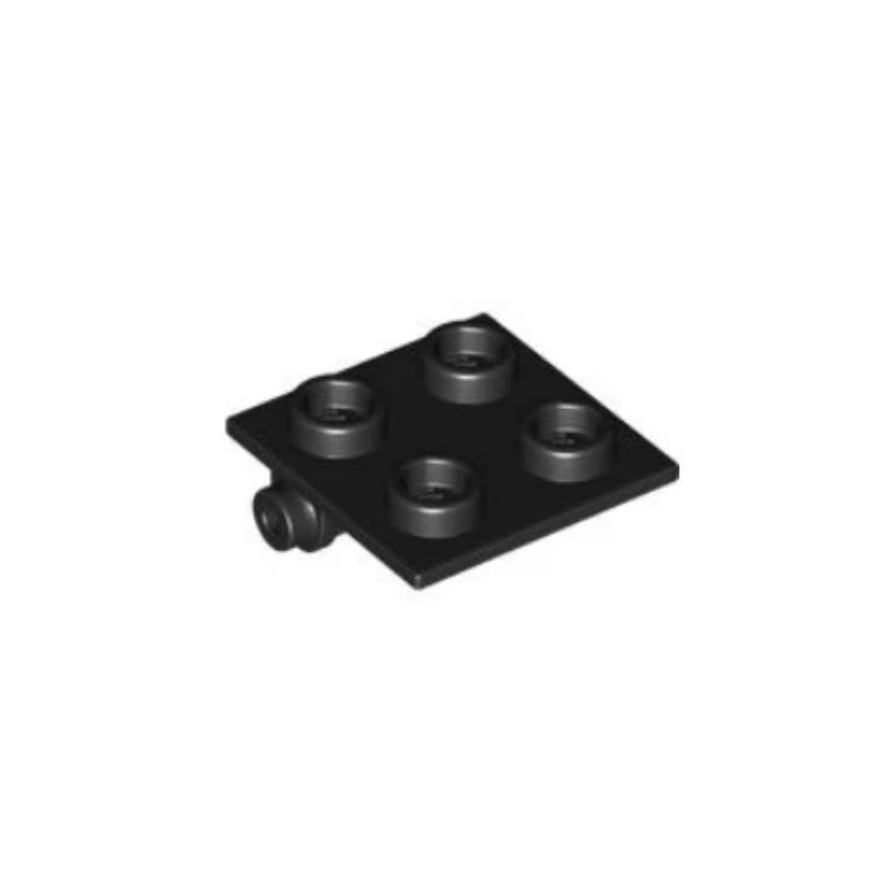 乐高/LEGO积木零件 4124096 6134 黑色 2x2 铰链顶板 613426