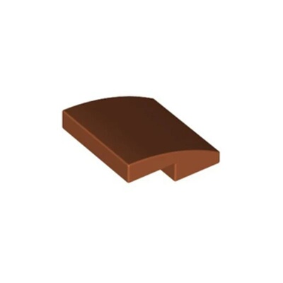 乐高/LEGO积木零件 6104344 15068 78565 深橙色 2x2 弧形件