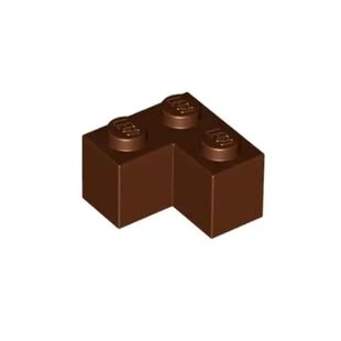 乐高/LEGO积木零配件 4211200 2357 棕色 2x2 转角砖 拐角砖