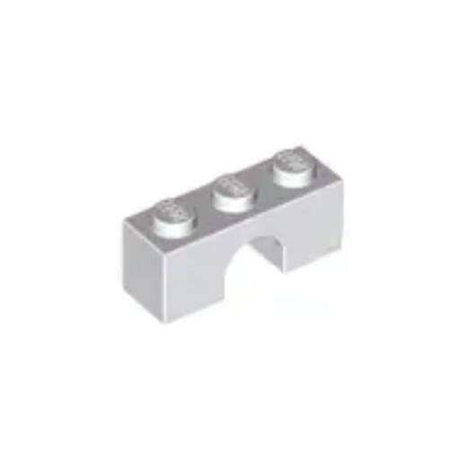 乐高/LEGO积木零件 4520970 4490 4164211 白色 1x3 拱形砖