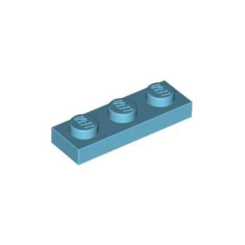 乐高/LEGO积木零配件 6119107 3623 6013829 中湖蓝色 1x3 基础板