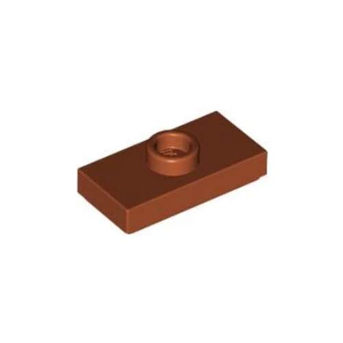 乐高/LEGO积木零件 6092602 15573 3794 深橙色 1x2二转一板