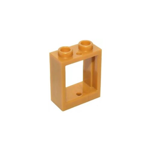 乐高/LEGO积木零件 6417940 60592 79128 珍珠金色 1x2x2 窗框