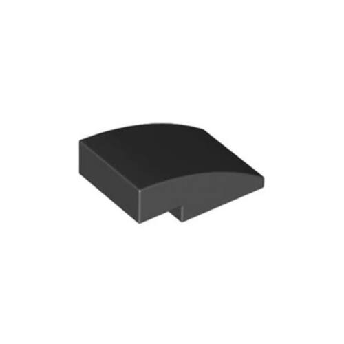 乐高/LEGO积木零配件 6147790 24309 黑色 2x3 弧形砖