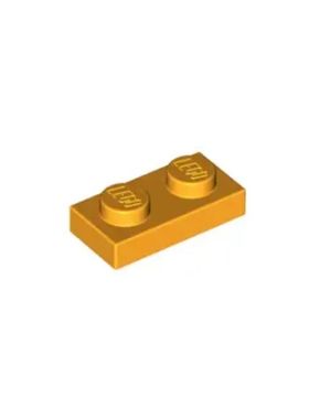 乐高/LEGO 6028736 3023 6225 28653 亮浅橙色 1x2基础板 4215912