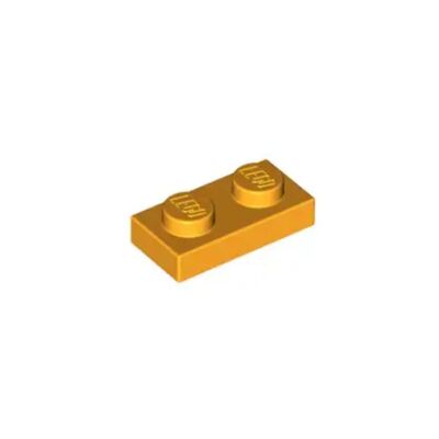 乐高/LEGO 6028736 3023 6225 28653 亮浅橙色 1x2基础板 4215912