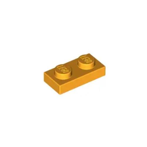 乐高/LEGO 6028736 3023 6225 28653 亮浅橙色 1x2基础板 4215912