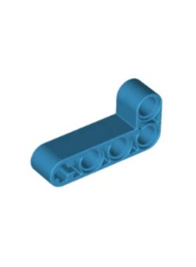 乐高/LEGO零件 6163689 32140 42137 6330139 深湖蓝色 2x4 L孔臂