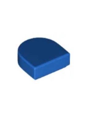 乐高/LEGO积木零件 6268862 24246 35399 蓝色 1X1半圆光面板