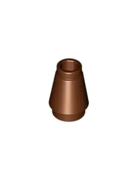 乐高/LEGO积木零配件 4529242 4589 15551 59900 红棕色 1x1 圆锥