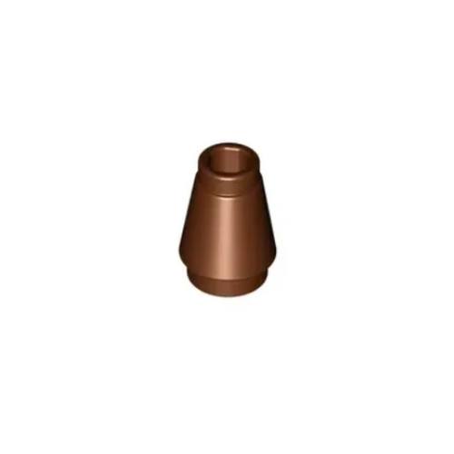 乐高/LEGO积木零配件 4529242 4589 15551 59900 红棕色 1x1 圆锥