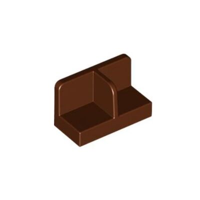 乐高/LEGO积木配件 6133860 18971 93095 棕色 1x2x1转角墙壁板