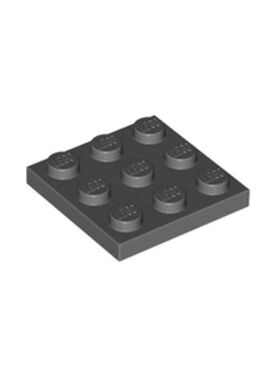 乐高/LEGO积木零件 6039176 11212 深灰色 3x3 基础板