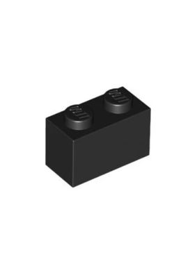 乐高/LEGO积木零配件 300426 3004 3065 35743 黑色 1x2 基础砖