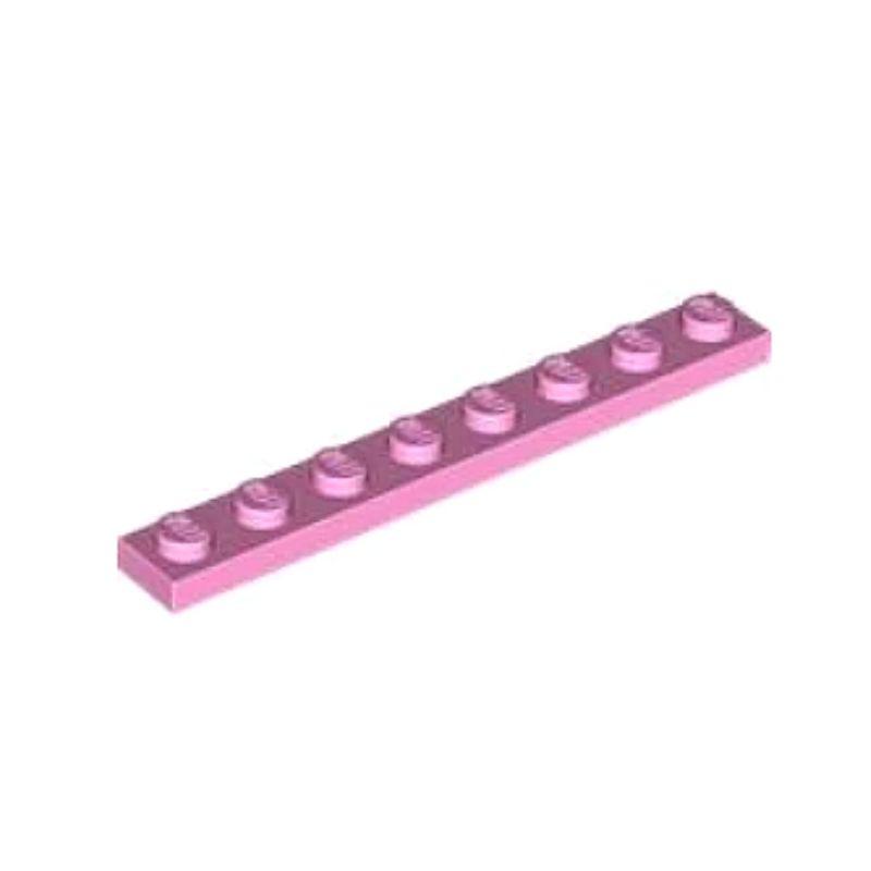 乐高/LEGO积木零件 6143789 3460 亮粉色 1x8 基础板