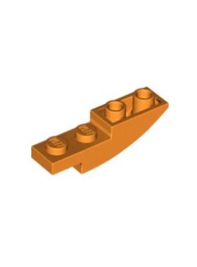 乐高/LEGO积木零配件 6210474 13547 橙色 1x4 反向弧形砖