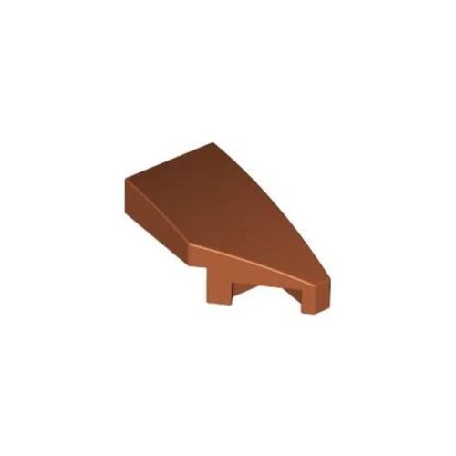 乐高/LEGO积木零配件 6470079 29119 深橙色 1x2 楔形弧面 右