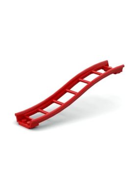 乐高/LEGO积木零件 6229098 34738 红色  过山车轨道