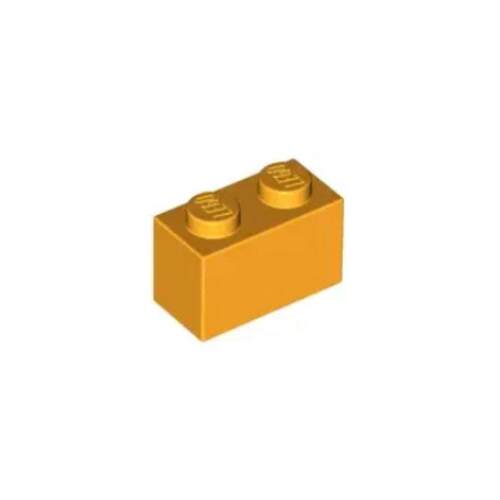 乐高/LEGO 6003003 3004 93792 亮浅橙色 1x2 基础砖