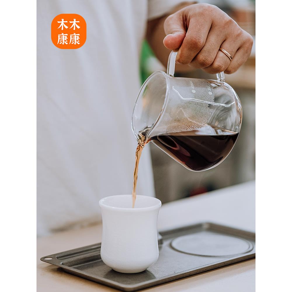 简易星牌咖啡分享壶手冲耐热玻璃可与V60滤杯配合使用