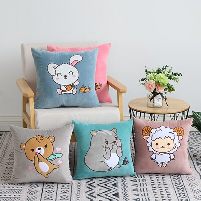 抱枕套40x40沙发靠垫上档次不含芯网红头客厅大号45x45cm看尺寸罩