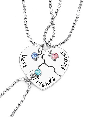 Good sister souvenirs friendship graduation jigsaw necklace