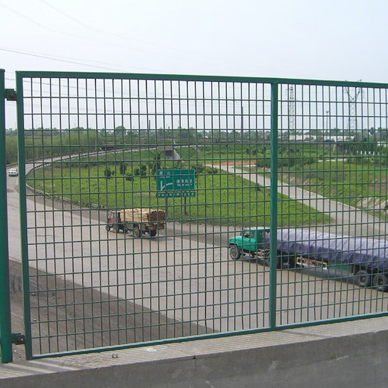 桥梁防抛网护栏网高空铁丝网高速公路防抛网隔离护栏网防护围栏