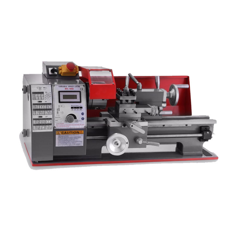 180微型车床卧式家用金属木材车削车床木工零部件模型DIY机床