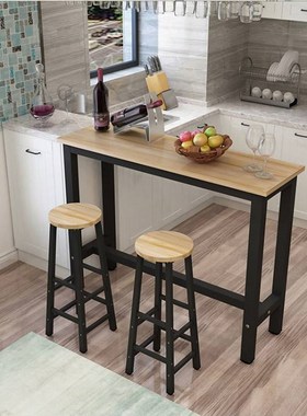 By the wall counter household partition long bar table recta