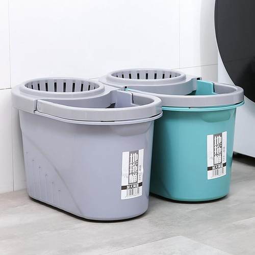 塑料拖把桶家用免手洗拖把清洗挤水桶加厚加大号老式拖布拧水桶