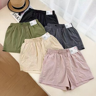 休闲短裤 沙滩裤 舒适运动薄款 UINQUT 五分裤 女装 中裤 吸汗速干 夏季