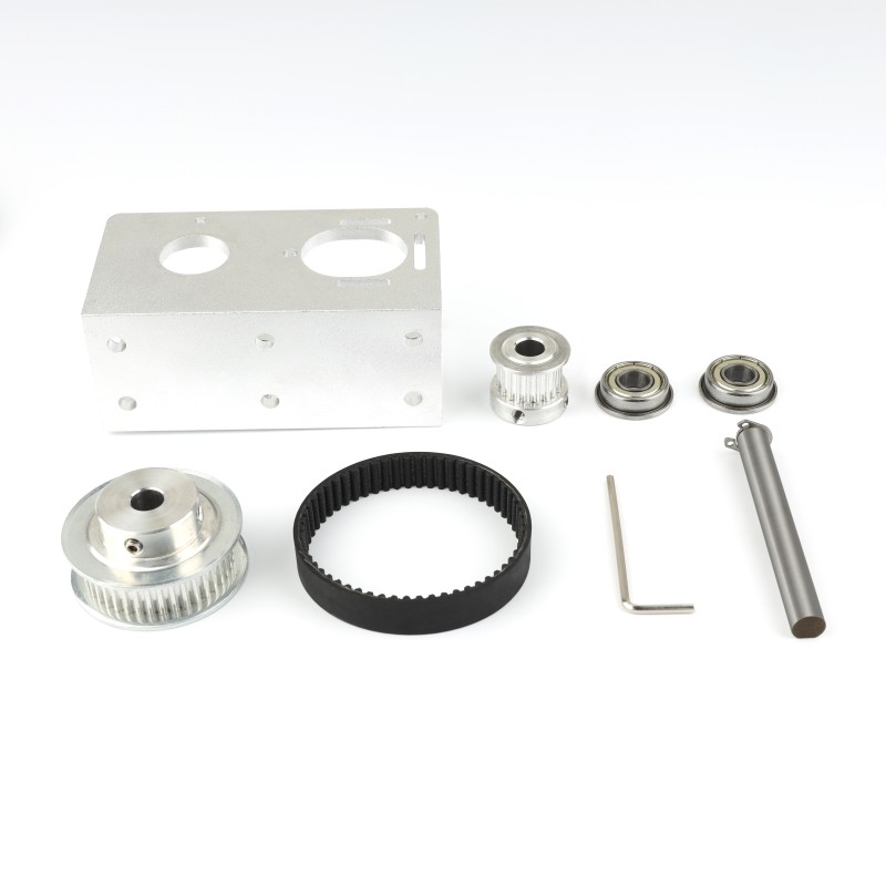 支架套装 固定GP36电机 37减速马达 同步带传动 麦轮底盘 高负载~