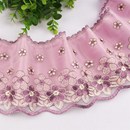 蕾絲花邊網紗刺繡裙擺衣邊桌邊床邊沙發邊手工制作輔料窗簾M