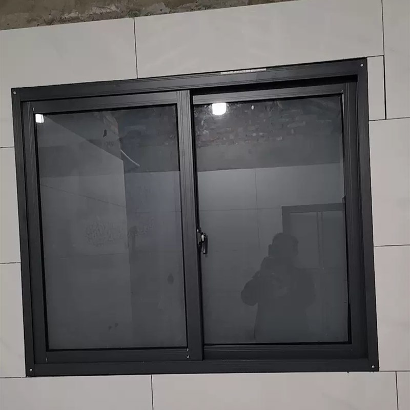 铝合金左右推拉窗定制卫生间小通风窗厕所窗厨房窗推拉窗80型材