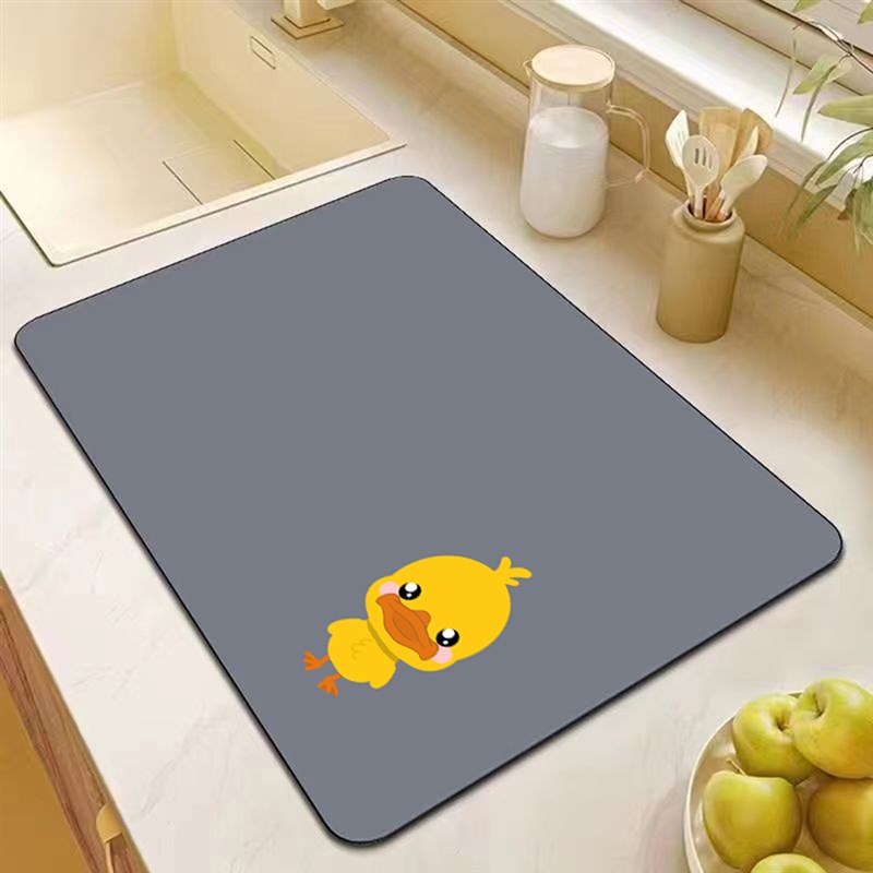 厨房沥水垫台面防油防滑餐盘垫吸水垫餐桌隔热杯子垫吧台垫免洗