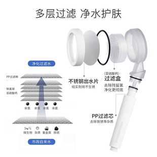 直销手持增压花洒喷头过滤花洒头淋浴头浴室洗澡净水花洒 新款