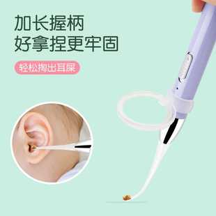 新款直销发光耳勺充电套装掏耳勺耳屎镊儿童可视挖耳勺鼻屎夹带灯