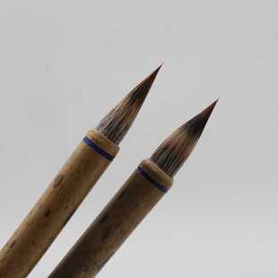 新款直销毛笔之乡寻艺轩店主夫妻亲制纯四花兔毫小楷毛笔擅孙过庭