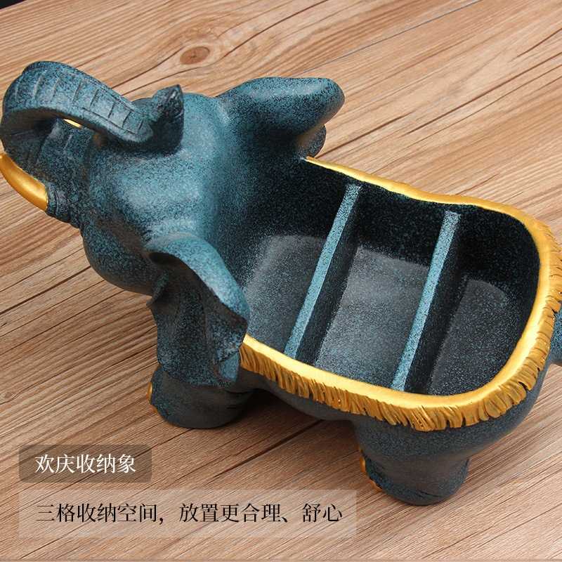 新款直销象树脂工艺品欧式摆件客厅办公桌玄关酒柜装饰品家居房间