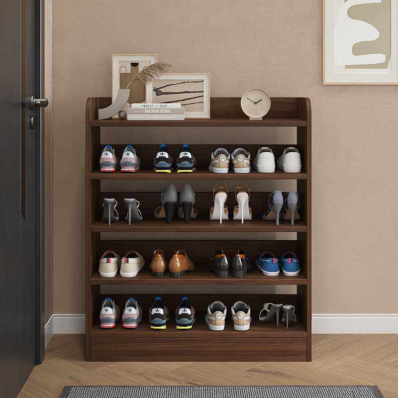 新款直销现代家用鞋架子多层门口实木鞋柜防尘经济型鞋架简约门厅