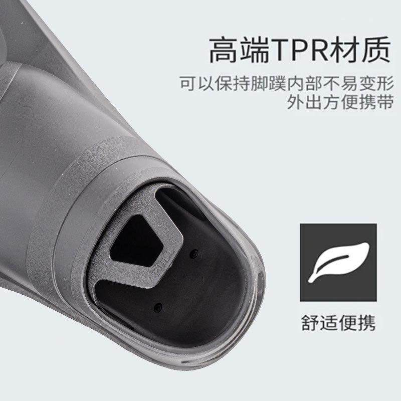 新款直销跨境自由潜水PP脚蹼深潜专用长脚蹼纯碳纤自由潜水脚蹼供
