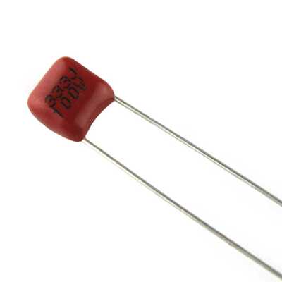 新款直销CBB电容100V333J 0.033UF 33NF 脚距5mm 333J/100V金属膜
