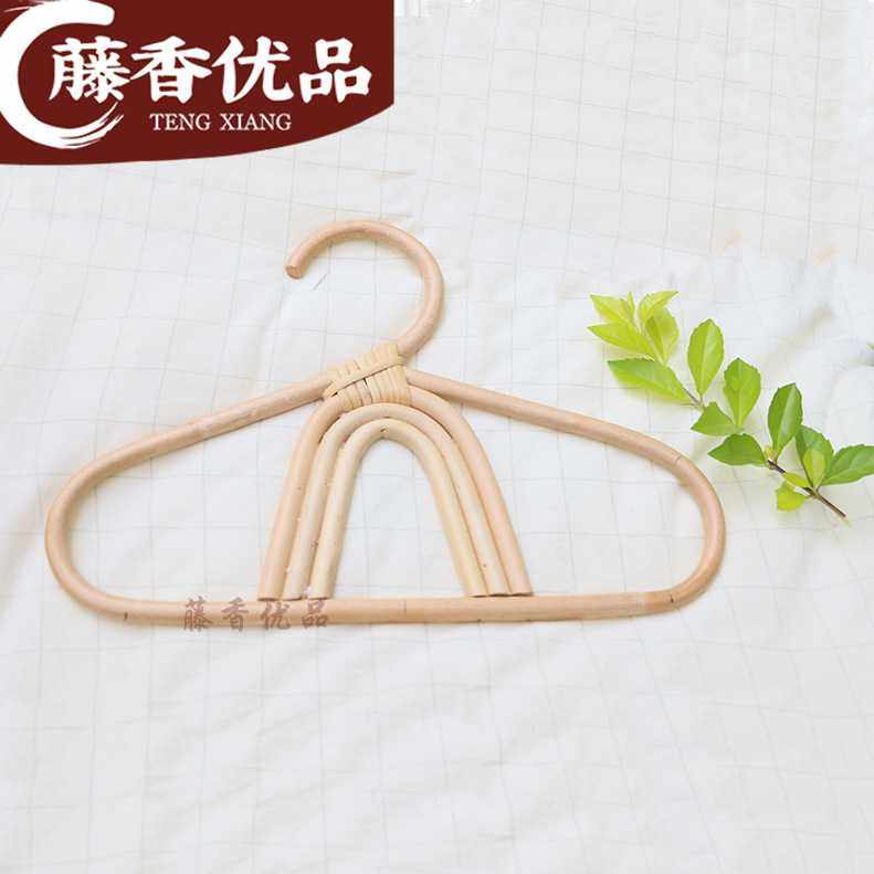 新款直销手工定型藤编儿童衣架月亮太阳彩虹款儿童房装饰童装店拍,收纳整理,木质衣架,淘宝优惠券,粉丝福利购,淘宝优惠卷