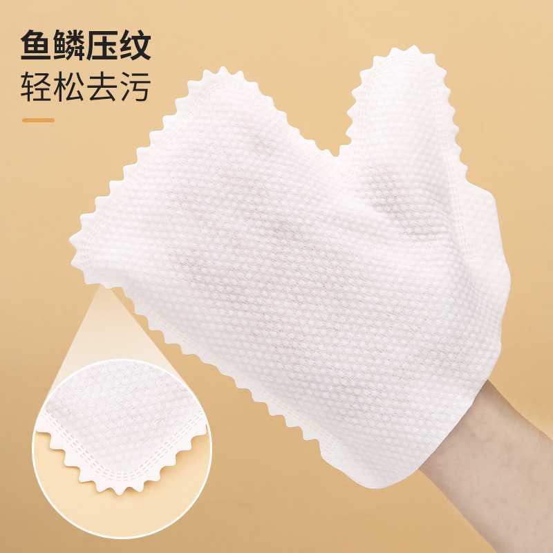 新款直销抹布手套一次性静电除尘无纺布吸附毛发家务大扫除擦窗户