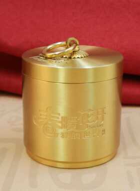 新款直销黄铜带盖车载烟灰缸家用客厅办公室防飞灰车内摆件男礼物