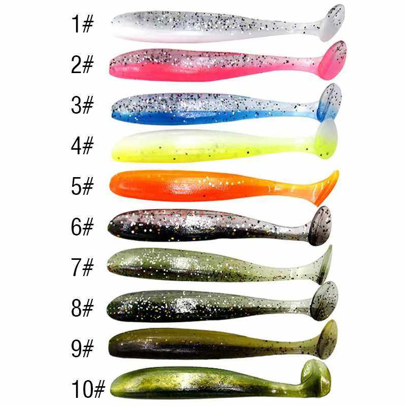 新款直销双色T尾10枚装5.5/7/9cm路亚饵软虫远投假饵钓鳜鱼鲈鱼翘,户外/登山/野营/旅行用品,路亚饵,淘宝优惠券,粉丝福利购,淘宝优惠卷