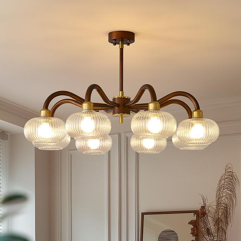 中古风吊灯美式浪漫温暖客厅餐厅卧室简约现代奶油法式轻奢复古灯